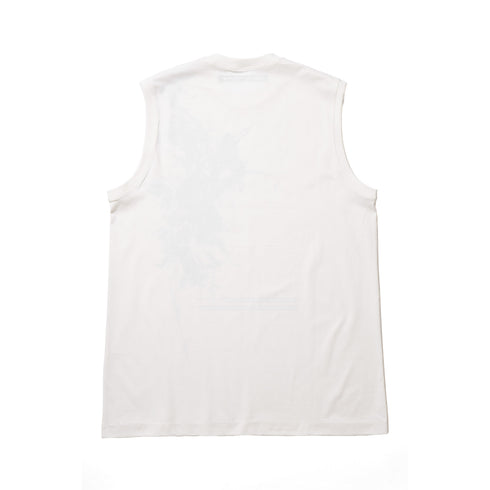 JULIUS 917CPM2 Off White / Garden Sleeve Less Top