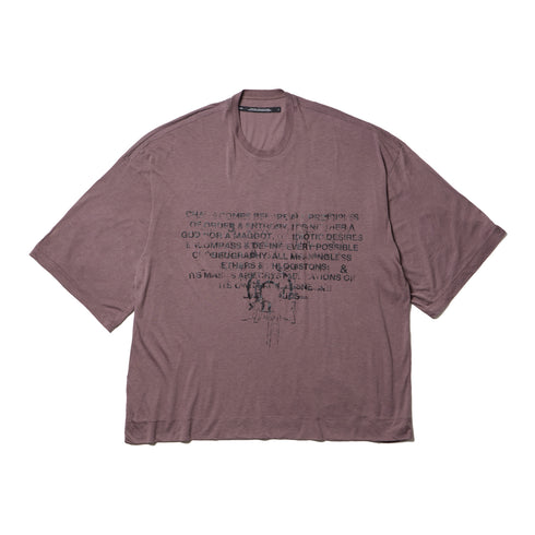 JULIUS 917CPM7 Ash Purple / The Order Of Chaos Over T-Shirt