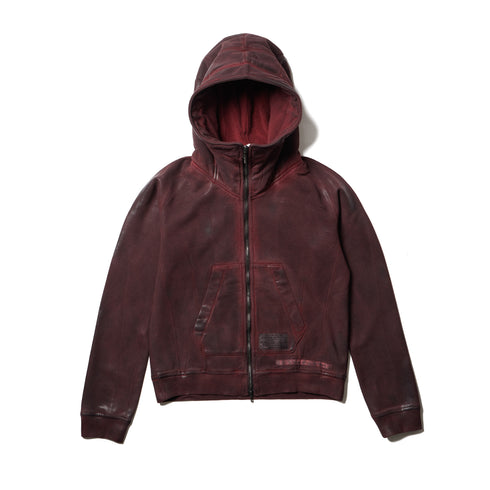 JULIUS 917CUM1 Blood / Seamed Hoodie