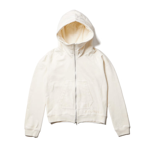 JULIUS 917CUM1 Ivory / Seamed Hoodie