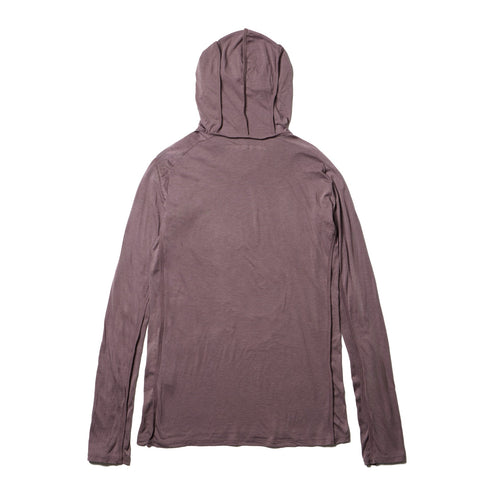 JULIUS 917CUM10 Ash Purple / Cowl Hooded Top