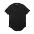 JULIUS 917CUM13 Black / Round Hem T-Shirt