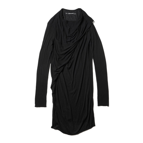 JULIUS 917CUM4 Black / Drop Neck Drape Top
