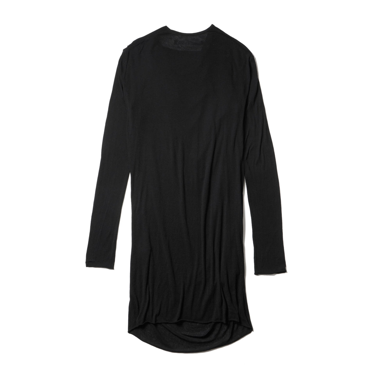 Drop Neck Drape Top Black 917CUM4 – JULIUS TOKYO STORE
