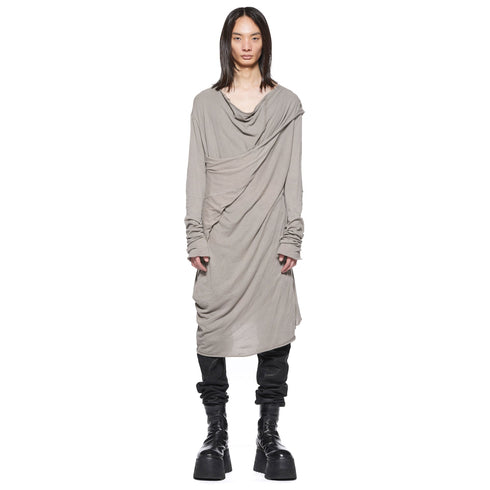 JULIUS 917CUM4 Cement / Drop Neck Drape Top