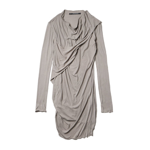 JULIUS 917CUM4 Cement / Drop Neck Drape Top