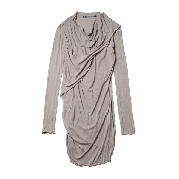 JULIUS 917CUM4 Cement / Drop Neck Drape Top