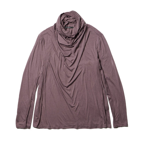 JULIUS 917CUM9 Ash Purple / Cowl Neck Top