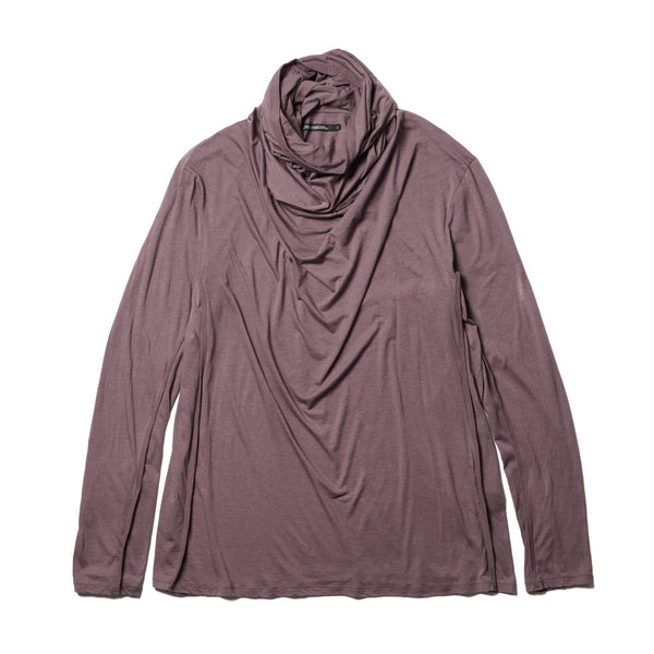 JULIUS 917CUM9 Ash Purple / Cowl Neck Top