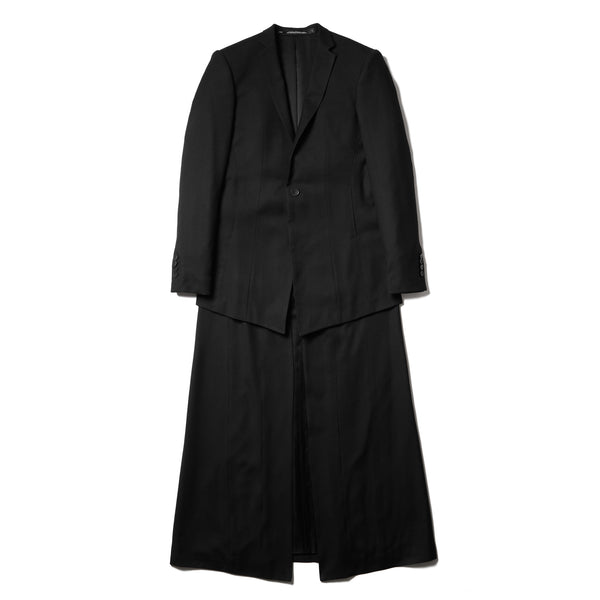 JULIUS 917JAM1-S Black / Layered Tailored Jacket