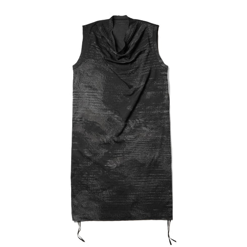 JULIUS 917KNM4 Bk Noise / Digital Noise Shirring Top