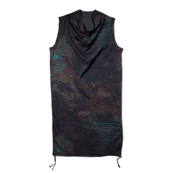 JULIUS 917KNM4 Noise / Digital Noise Shirring Top