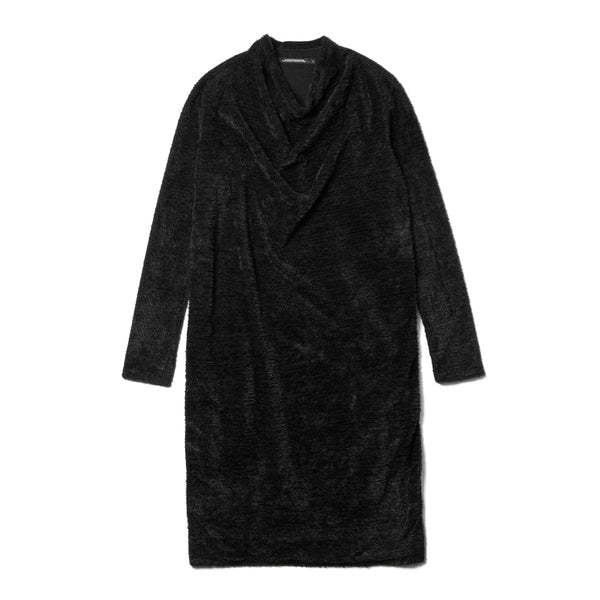 JULIUS 917KNM7 Black / Shirring Knit Top