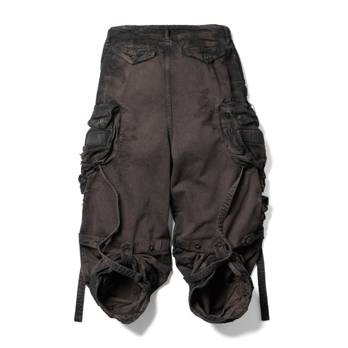 JULIUS 917PAM1-BW Dark Brown / Gas Mask Pants