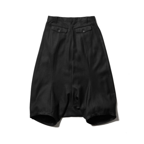 JULIUS 917PAM10 Black / Drop Clotch Trousers