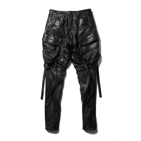 JULIUS 917PAM3 Black / Gas Mask Jodhpurs Pants