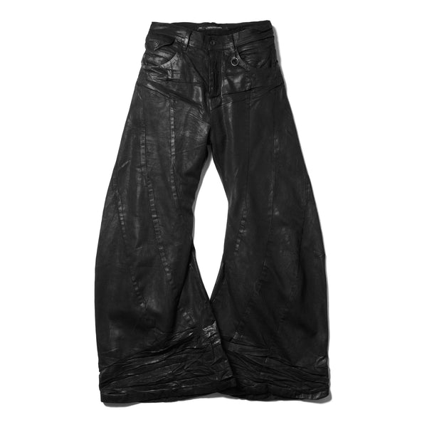 JULIUS 917PAM13-C Black / Bending Tuba Pants