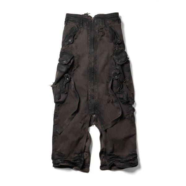 JULIUS 917SKU1-BW Dark Brown / Gas Mask Raver Skirt