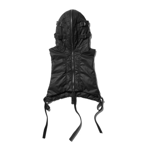JULIUS 917STU2 Black / Hooded Gauna Vest