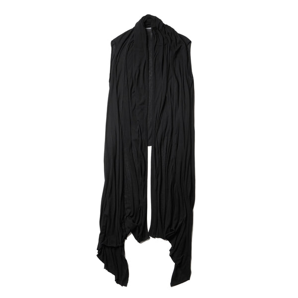 JULIUS 917STU5 Black / Rectangle Long Vest