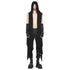 JULIUS 917STU5 Black / Rectangle Long Vest