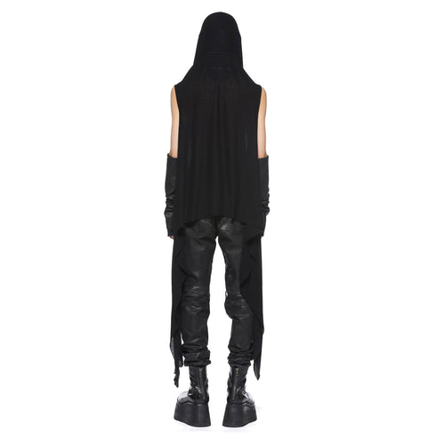 JULIUS 917STU5 Black / Rectangle Long Vest