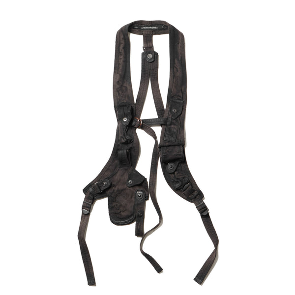 JULIUS 917VEM1-BW Dark Brown / Holster Vest