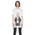 JULIUS 927CPM1 Off White / Numinous Print Flare Top