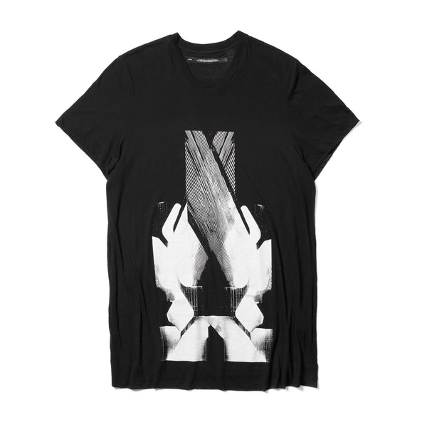 JULIUS 927CPM1 Black / Numinous Print Flare Top