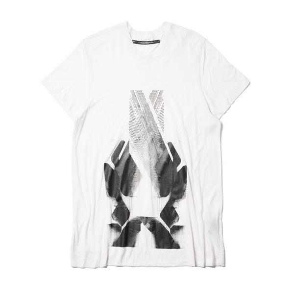 JULIUS 927CPM1 Off White / Numinous Print Flare Top