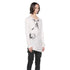 JULIUS 927CPM2 Off White / Numinous Print Cueved Top