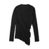 JULIUS 927CPM2 Black / Numinous Print Cueved Top