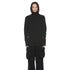 JULIUS 927CUM2 Black / Arched Hem High Neck Top