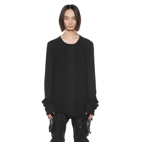 JULIUS 927KNM1 Black / Dimensional Knit Top
