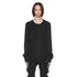 JULIUS 927KNM1 Black / Dimensional Knit Top