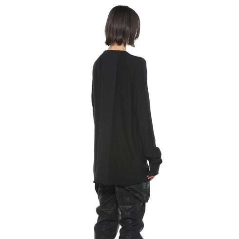 JULIUS 927KNM1 Black / Dimensional Knit Top