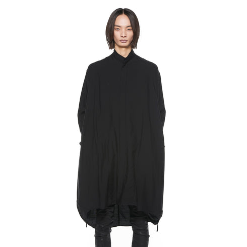 JULIUS 927SHM2 Black / Shirring Shirt