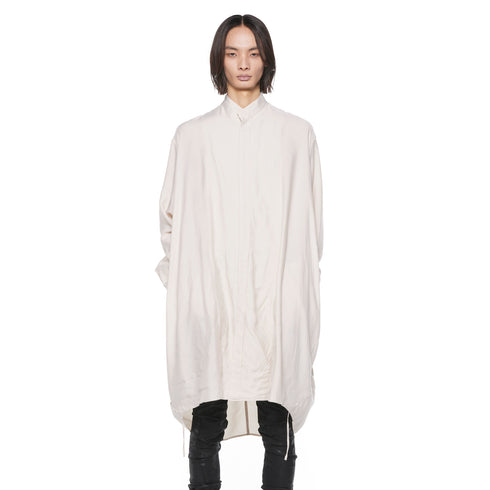 JULIUS 927SHM2 Light Plaster / Shirring Shirt