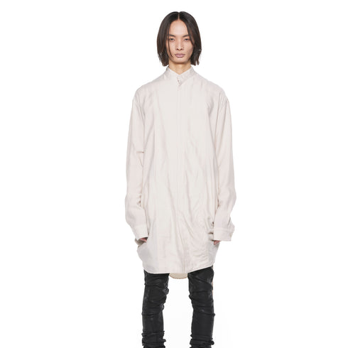 JULIUS 927SHM2 Light Plaster / Shirring Shirt