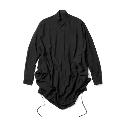 JULIUS 927SHM2 Black / Shirring Shirt