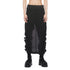 JULIUS 927SKU1 Black / Dimensional Knit Skirt