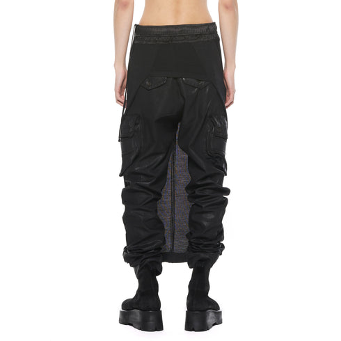 JULIUS 927SKU1 Black / Dimensional Knit Skirt