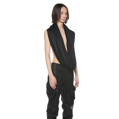 JULIUS 927STU1 Black / Layerd Hoop Stole