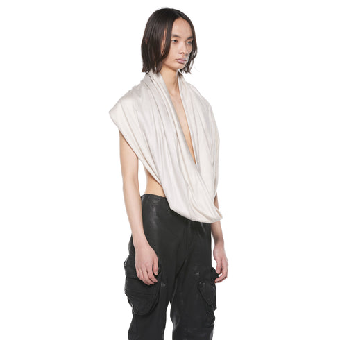 JULIUS 927STU1 Light Plaster / Layerd Hoop Stole