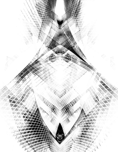 JULIUS 927CPM2 Off White / Numinous Print Cueved Top