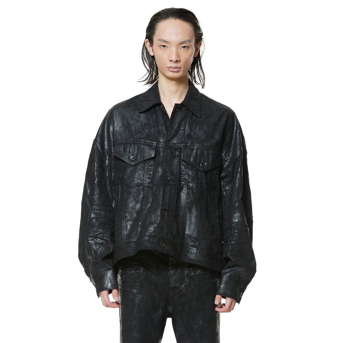 Coated Dk Jacket Luster Black 947BLM1-C – JULIUS TOKYO STORE