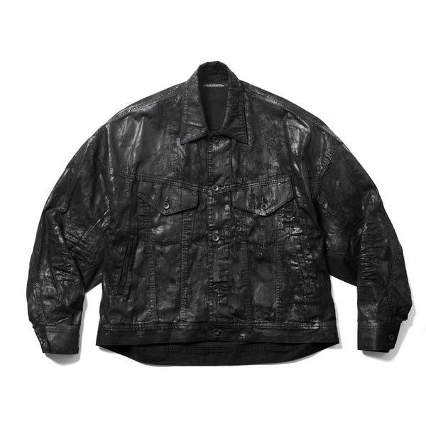 JULIUS 947BLM1-C Luster Black / Coated Dk Jacket