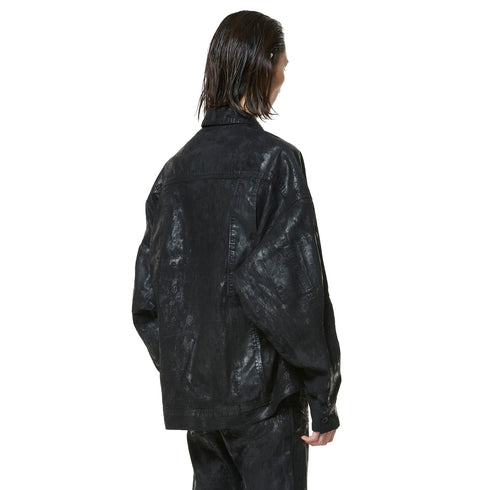 JULIUS 947BLM1-C Luster Black / Coated Dk Jacket