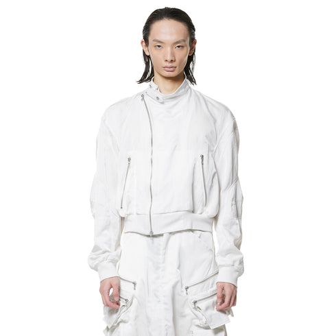 JULIUS 947BLM2 Off White / Unchain Jacket