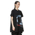 JULIUS 947CPM3 Black / Prayer Flare T-Shirt
